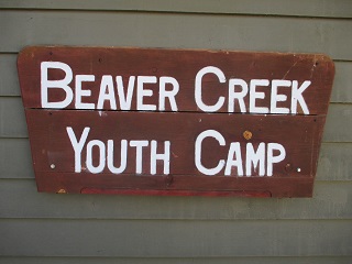 Beaver Creek Youth Camp Sign